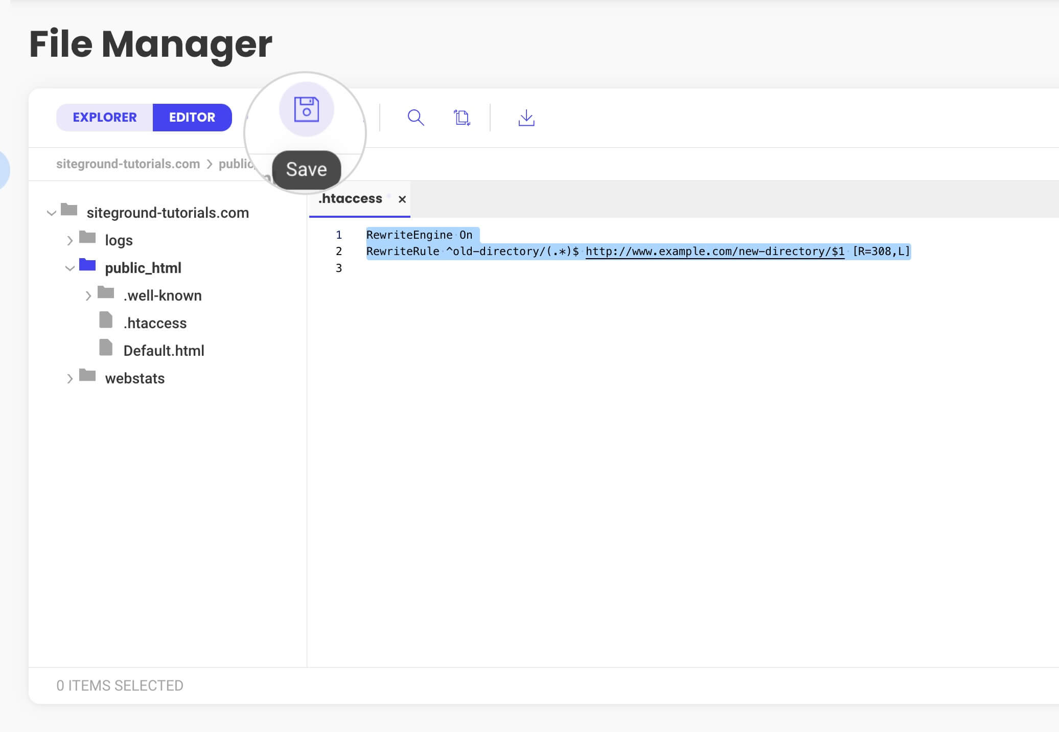 308 Permanent Redirect in .htaccess