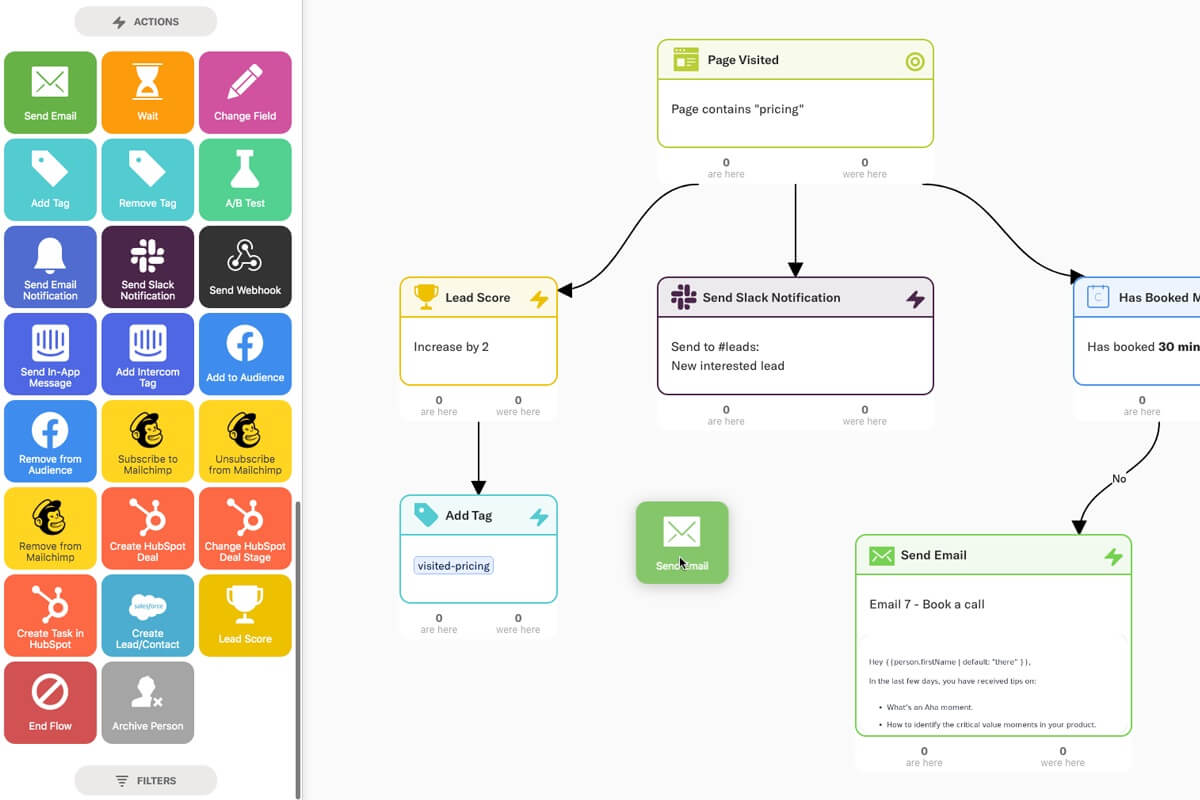 Encharge dashboard