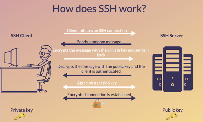 How does SSH work?