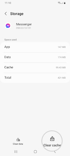 How to clear app cache on Android - Clear app cache option