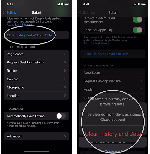 How to clear Safari cache on iPhone - How to clear history and website data