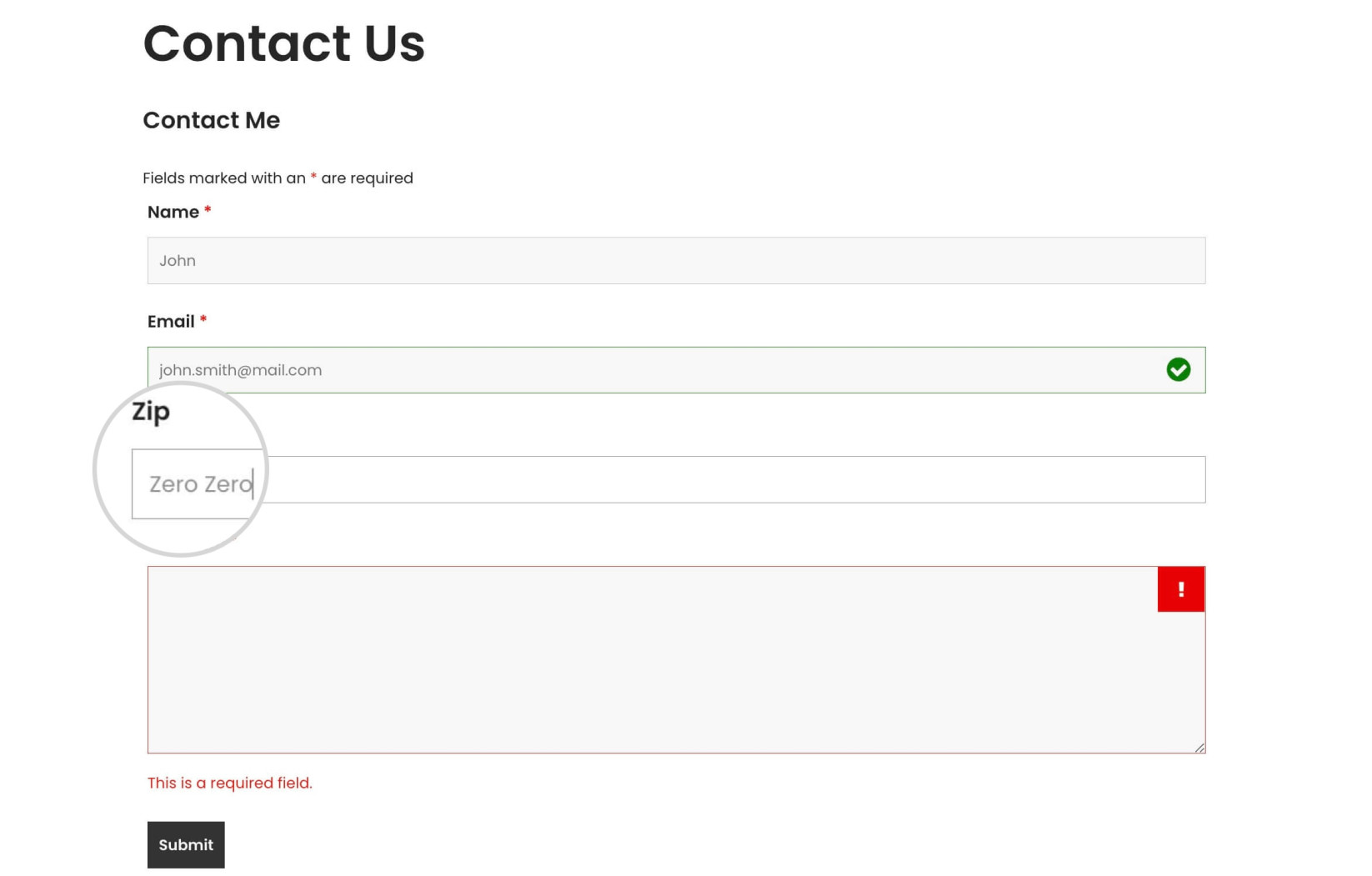 Wrong data type causing a 422 error code