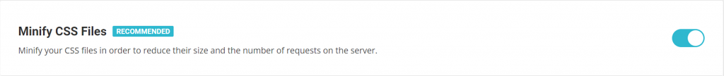 minify css files with SiteGround Optimizer plugin 