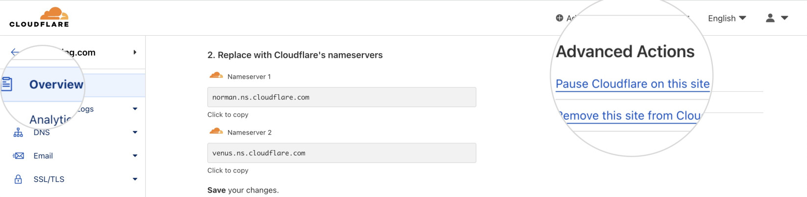 Pause Cloudflare to fix ERR_SSL_VERSION_OR_CIPHER_MISMATCH