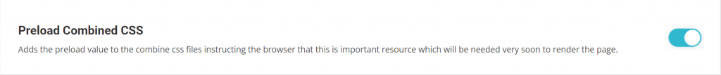 Preload combined CSS with SiteGround Optimizer Plugin
