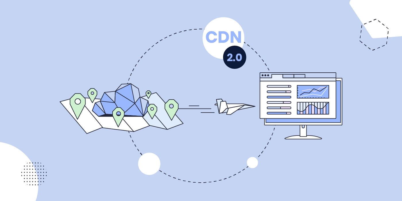 Infographic displaying how SiteGround CDN service works