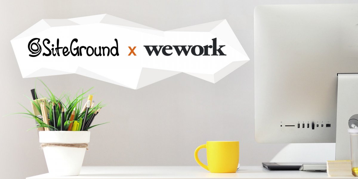 SiteGround and WeWork partnership