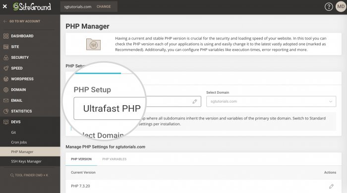 ultrafast PHP setup