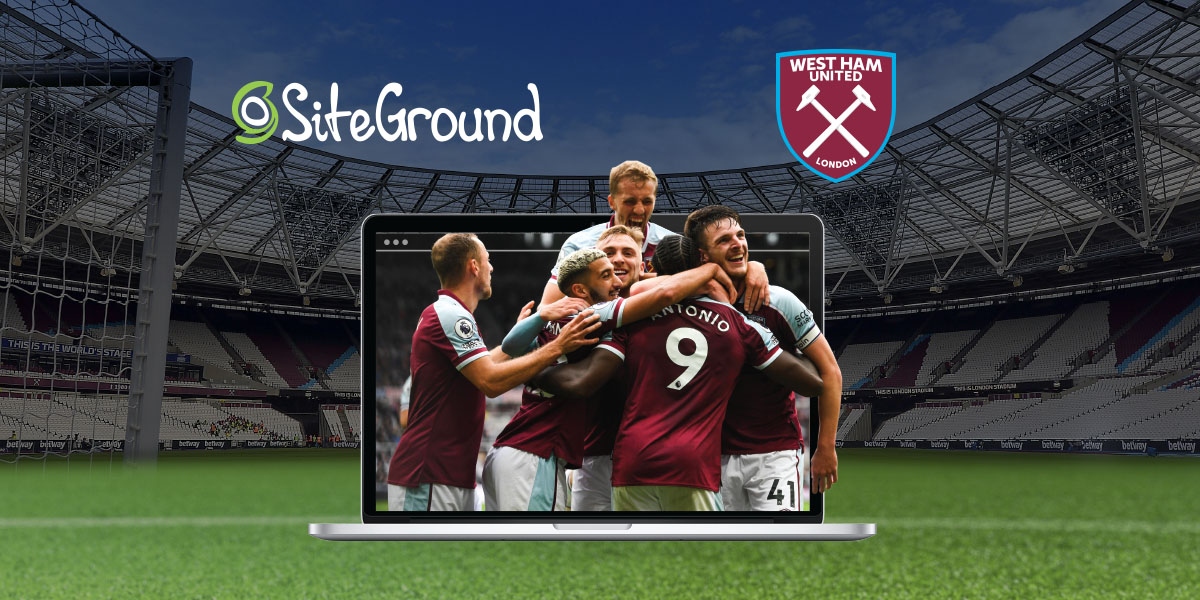 West Ham United x SiteGround Official partnership