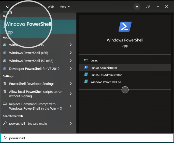 Find Windows PowerShell